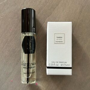 Two YSL Tuxedo and La Nuit de L’Homme
